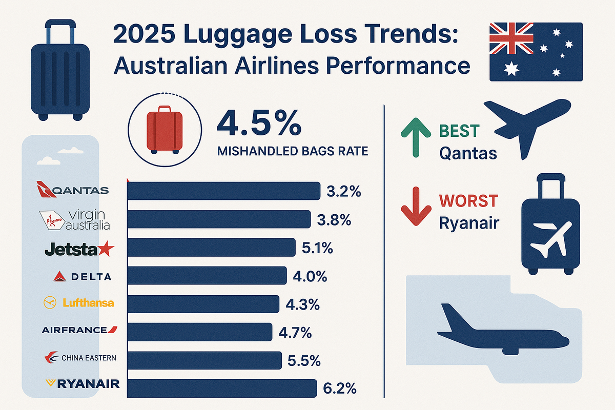 Luggage Loss Trends in 2025: Which Airlines Are Performing the Best