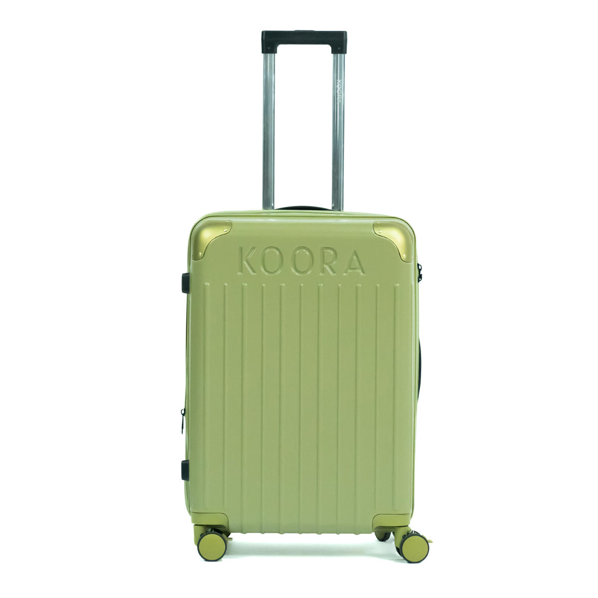 Eco Lite Expandable Checked In Luggage Bag By Koora | Medium | Sage Green