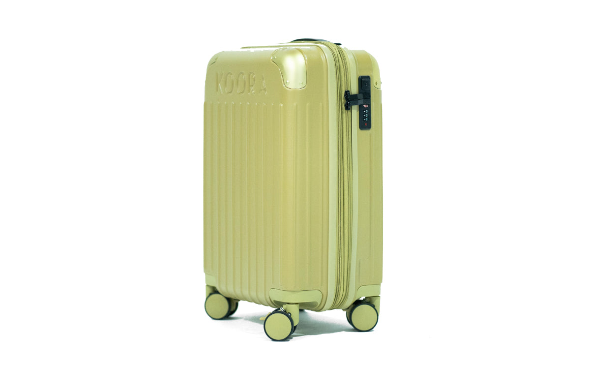Eco Lite Expandable 3-Piece Luggage Set- Earthy Gold | Sage Green | Olive