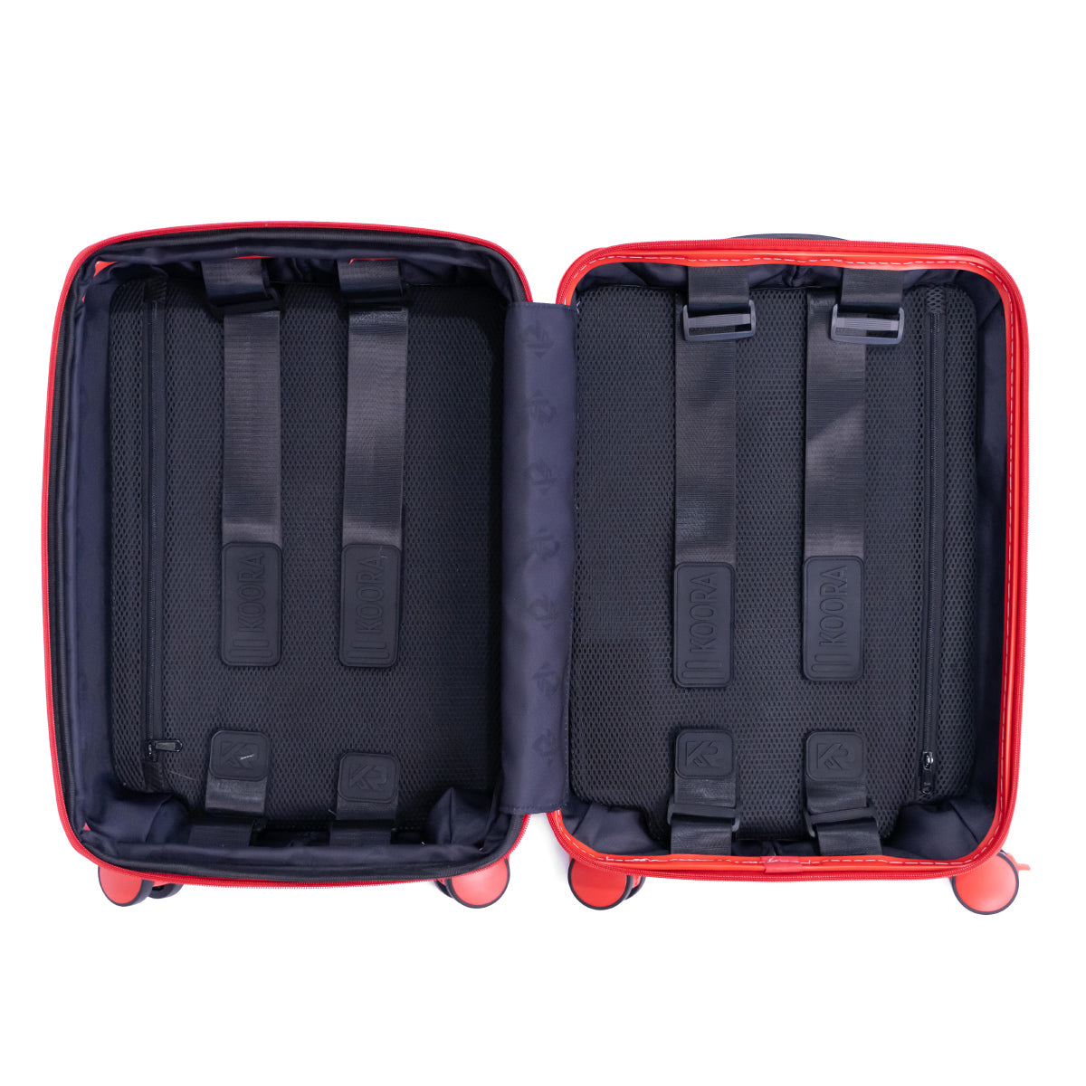 Eco Lite Expandable Carry On Luggage Bags By Koora | Red