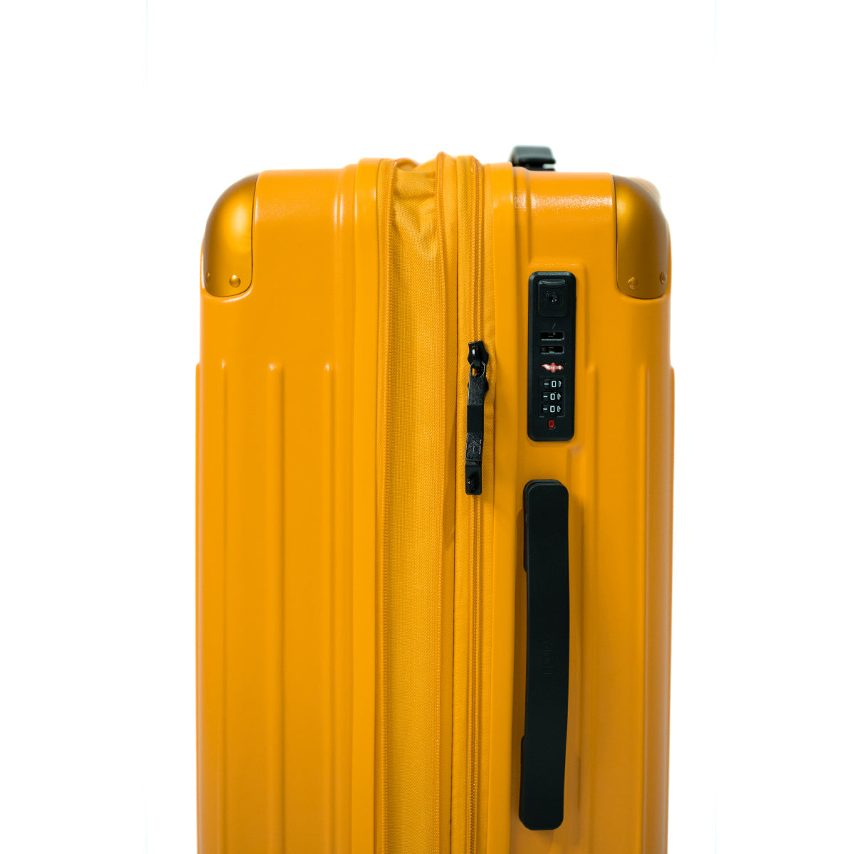 Eco Lite Expandable Checked In Luggage By Koora | Medium | Golden Yellow