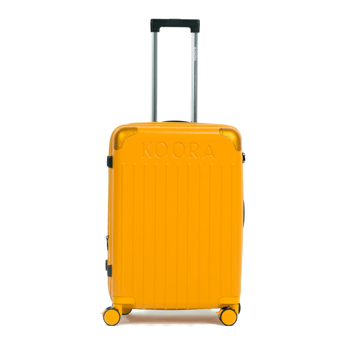 Eco Lite Expandable Checked In Luggage By Koora | Medium | Golden Yellow