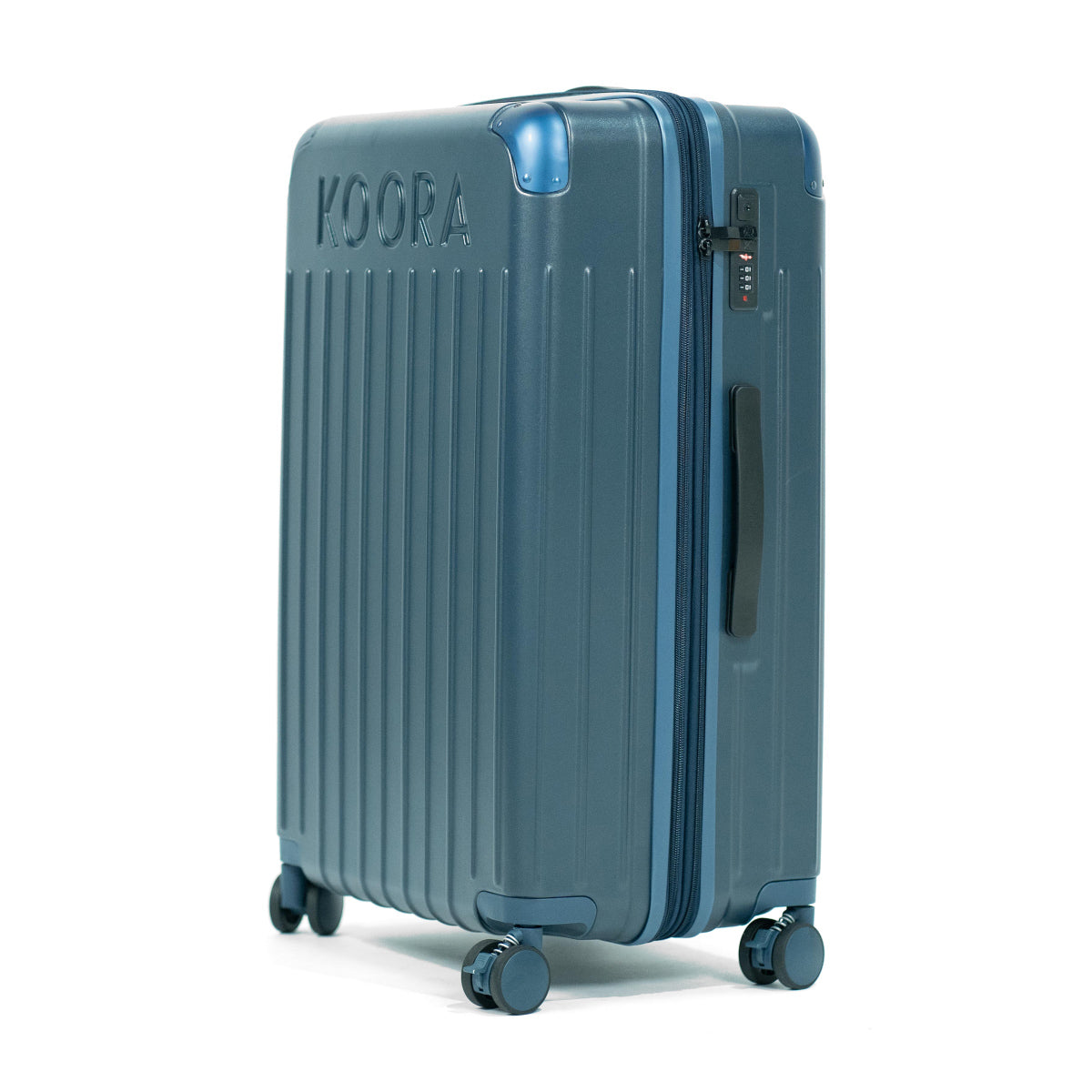Eco Lite Expandable Checked In Luggage | Large | Blue Grey