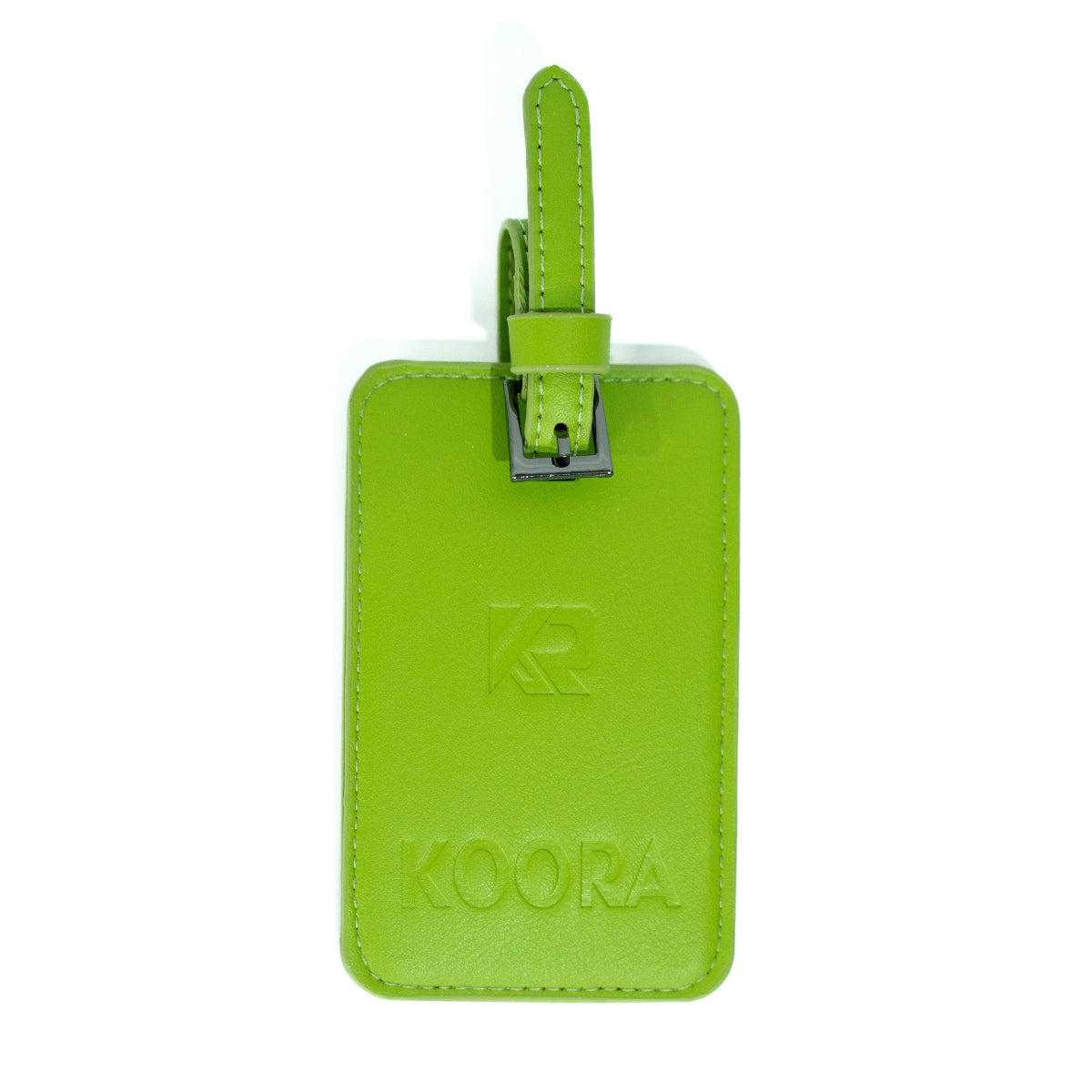 Leather Luggage Tag Earthy Gold By Koora