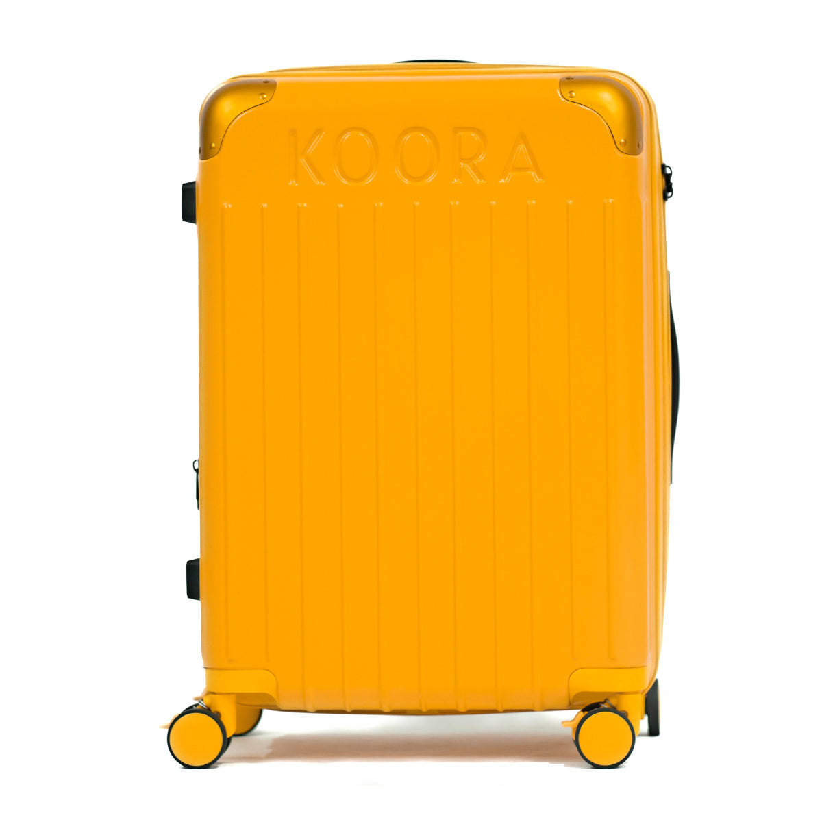 Eco Lite Expandable Checked In Luggage By Koora | Medium | Golden Yellow