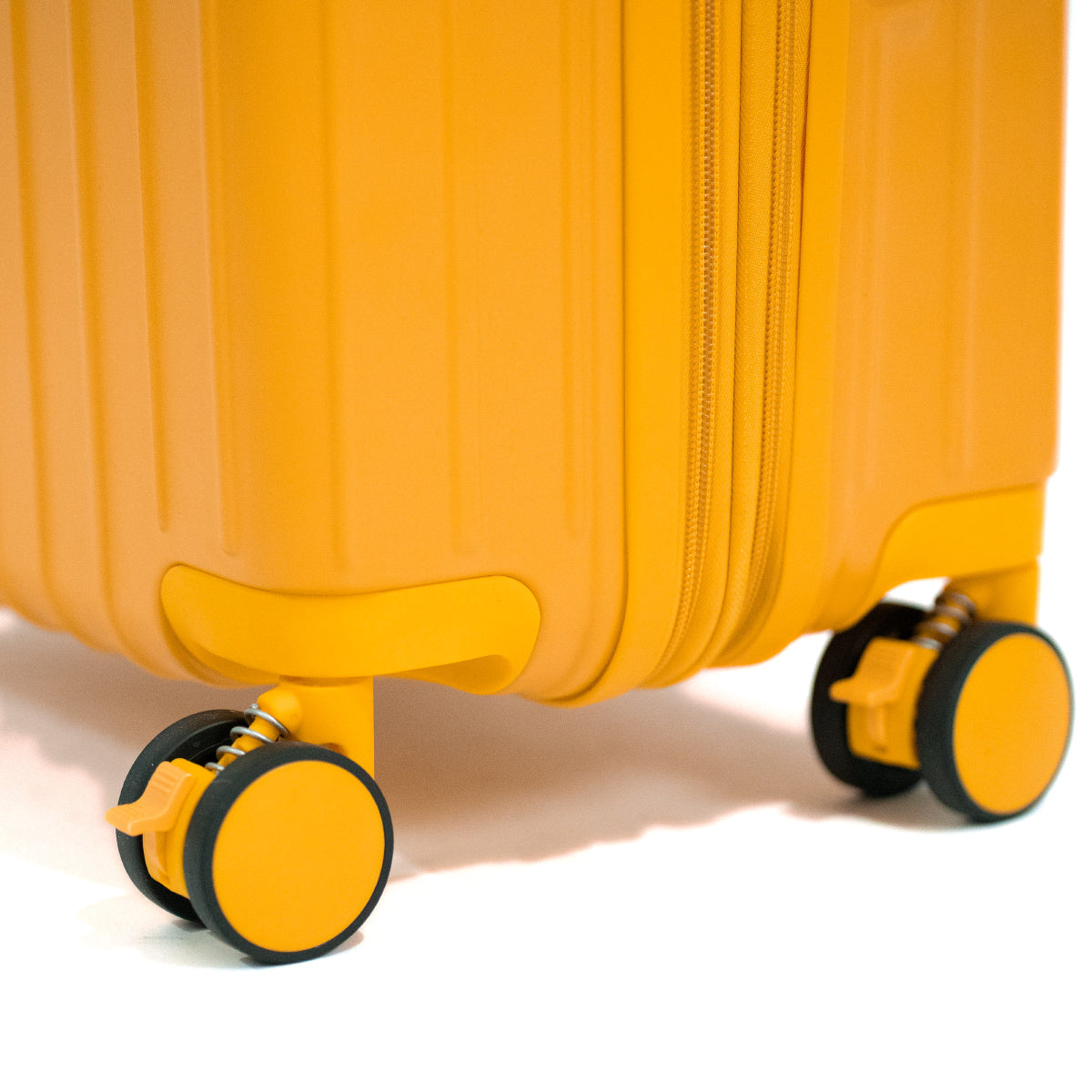 Eco Lite Expandable Checked In Luggage By Koora | Medium | Golden Yellow
